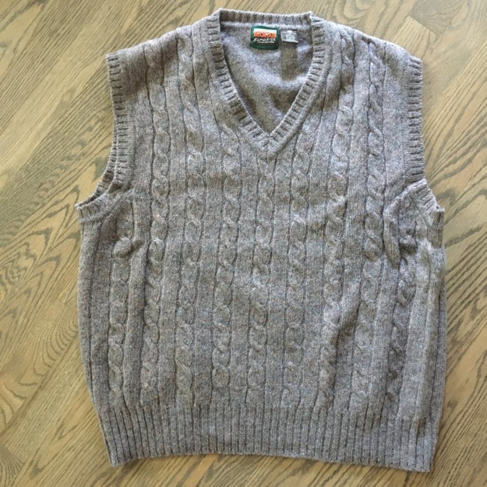 Mens Pullover Sweater Vest XL